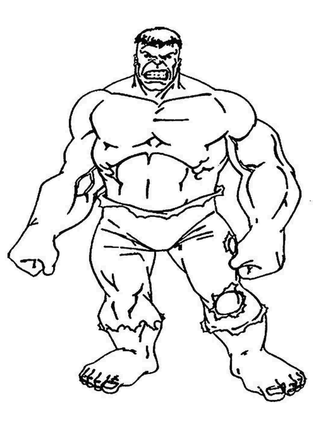 Раскраска Халк