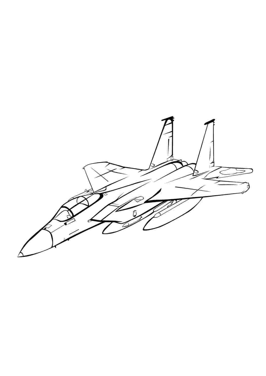 Раскраска Бомбордировщик