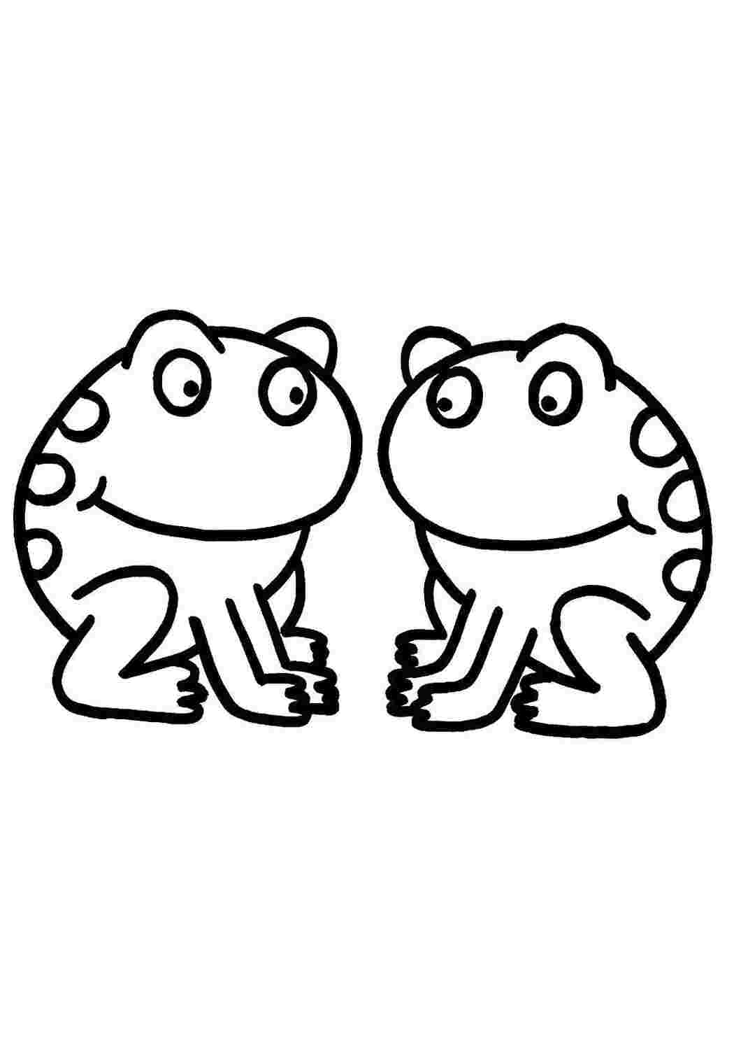 Раскраска Лягушки