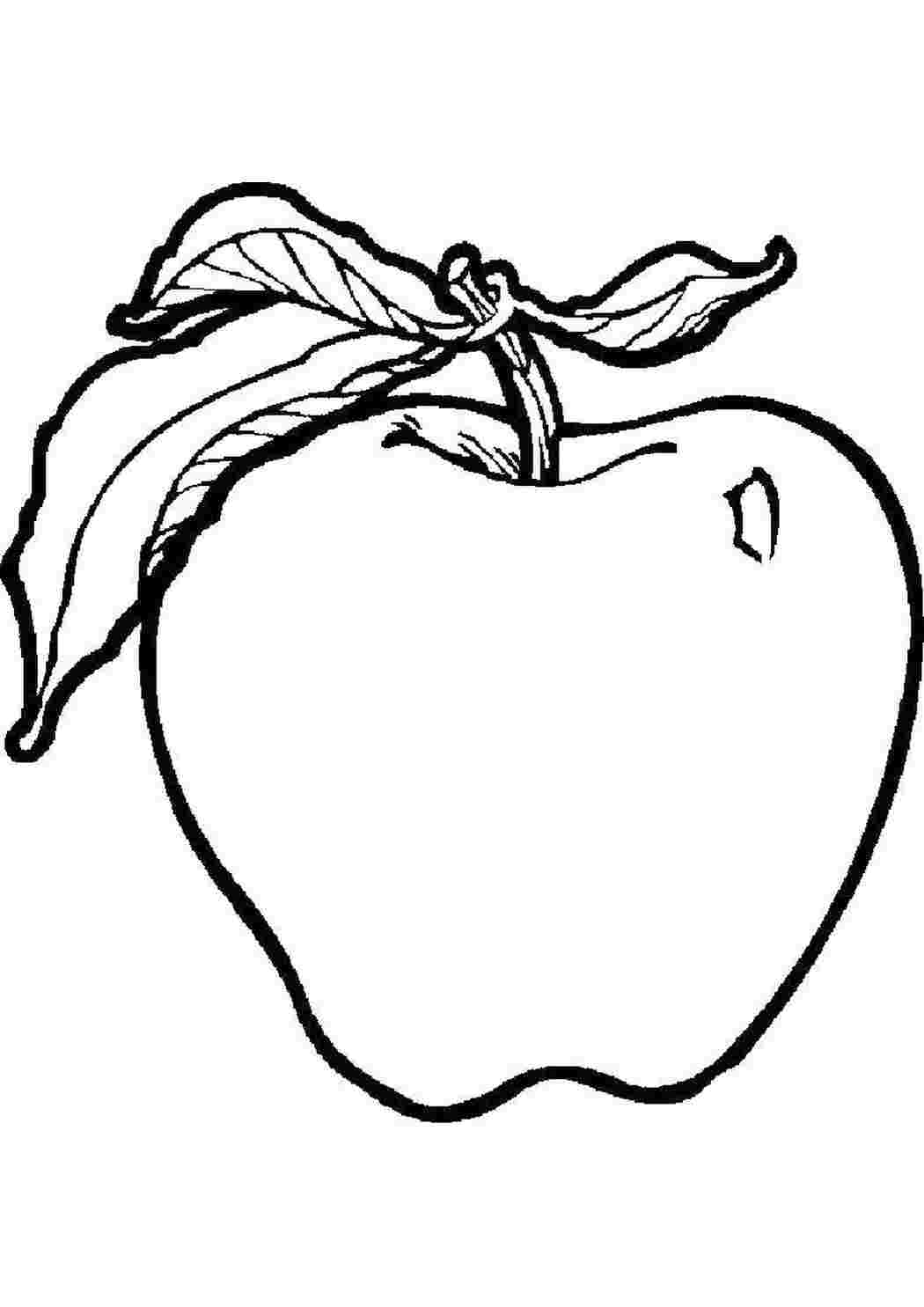 Раскраска Яблоко