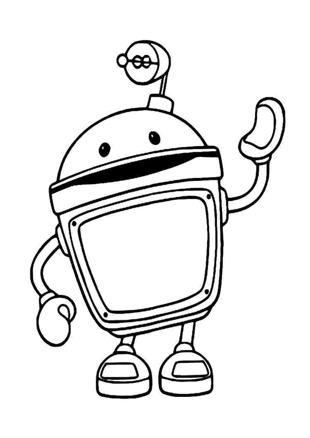 Раскраска Робот