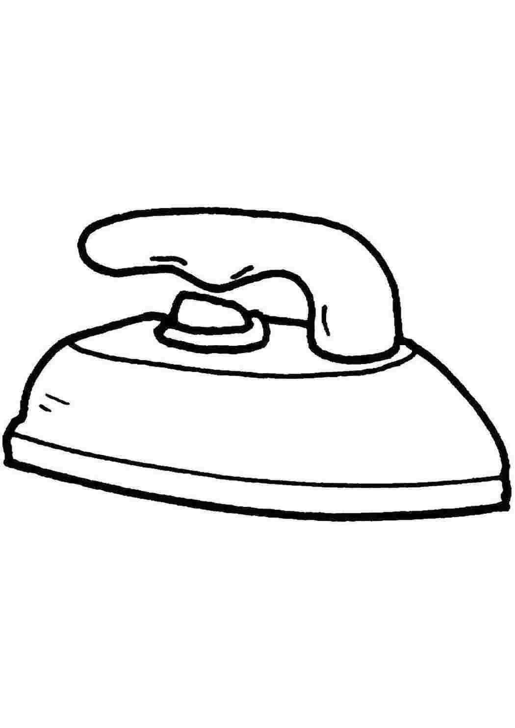 Раскраска Утюг