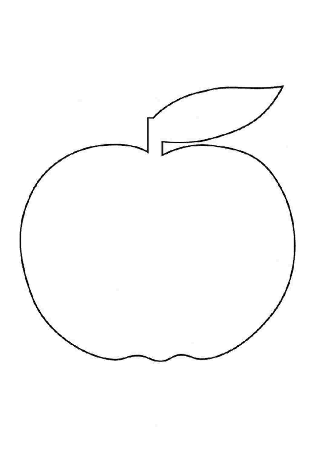 Аппликация яблоко