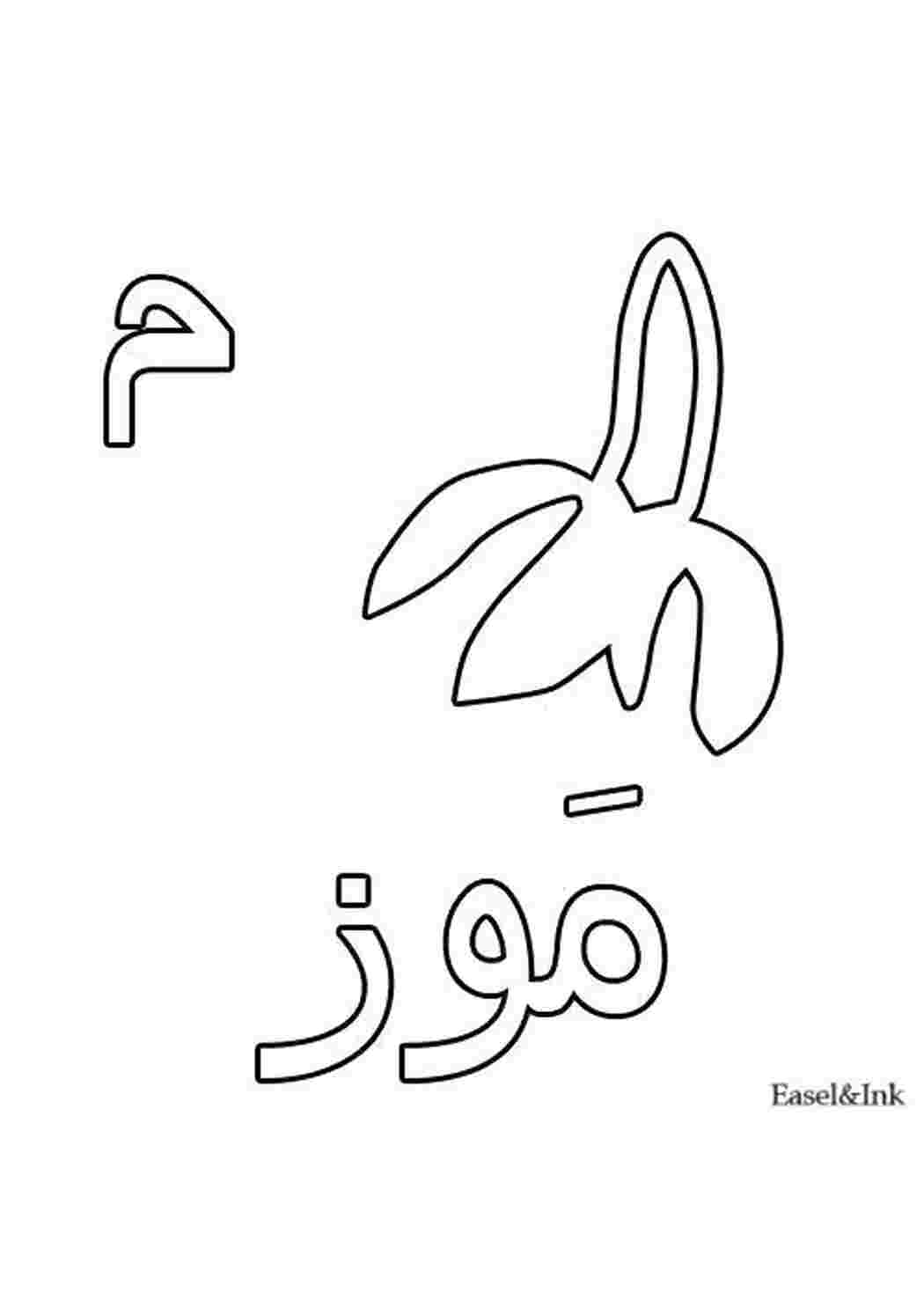 Раскраска Банан