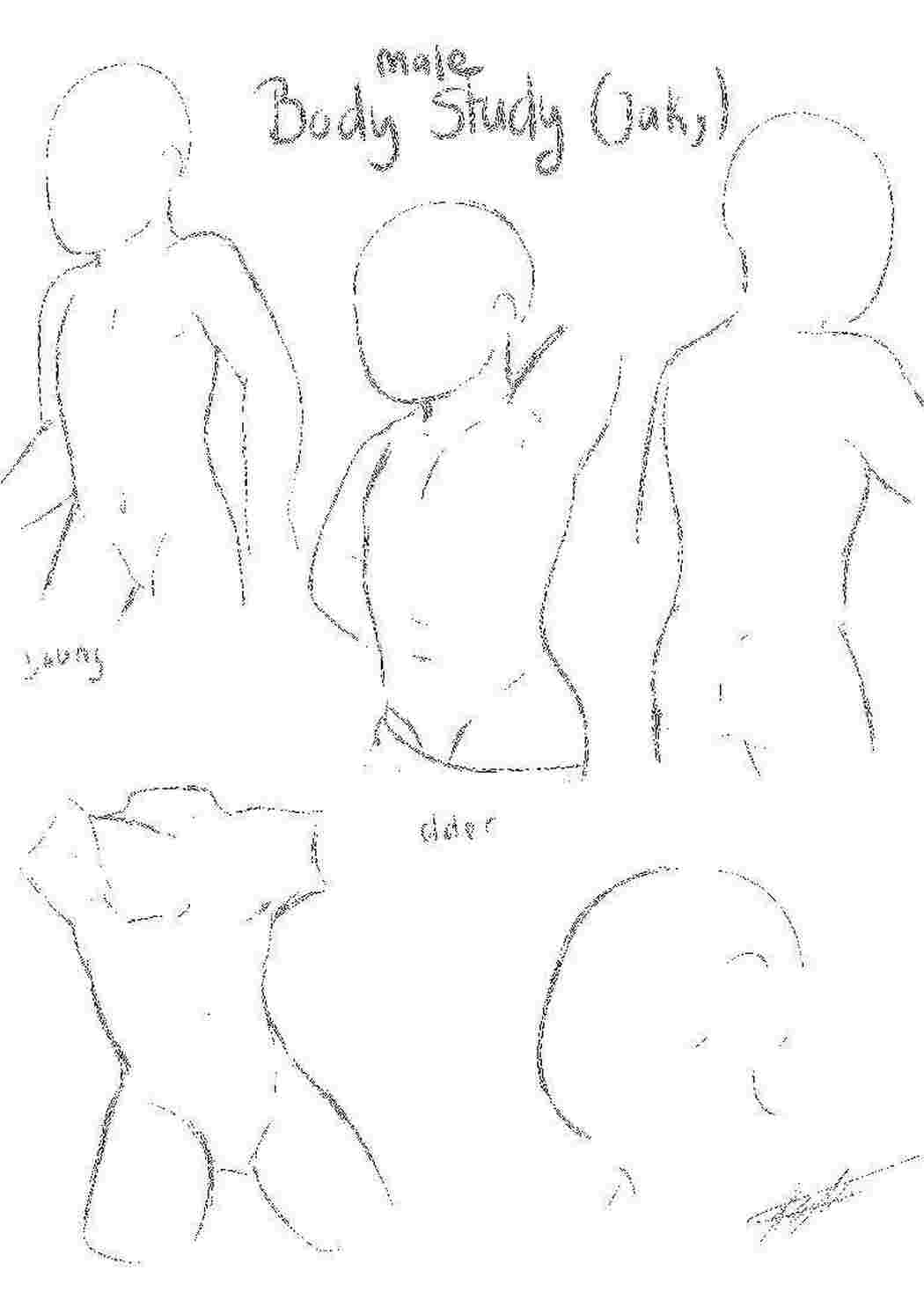 Схема мальчика рисунок