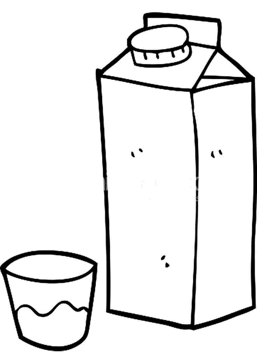 Раскраска кефир. Кисломолочная продукция