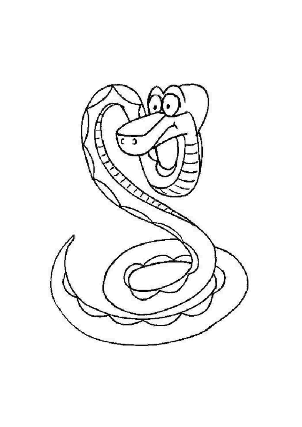 Раскраска Змея