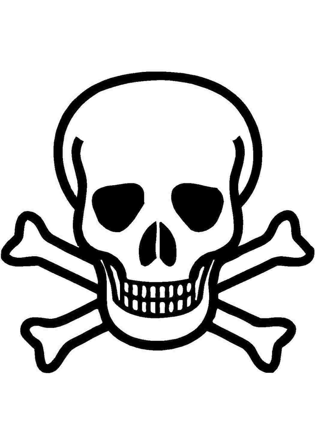 Раскраска Пиратское знамя