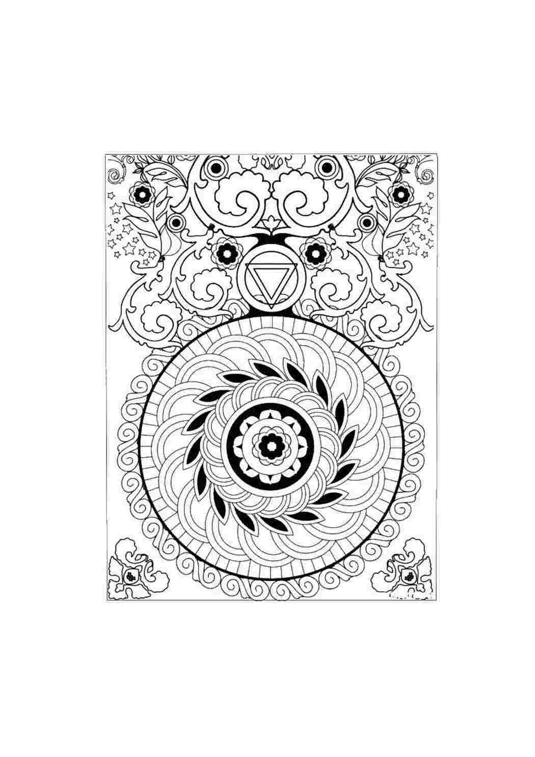 Раскраска Узоры