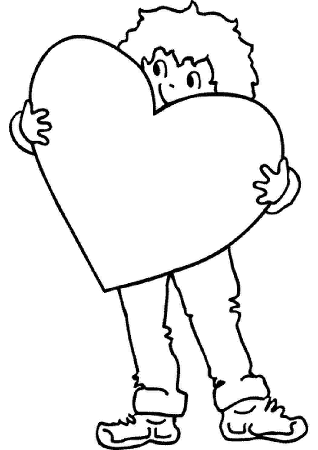 Раскраска Романтическая разукрашка