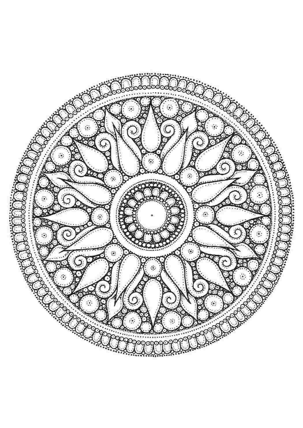 Раскраска Калейдоскоп