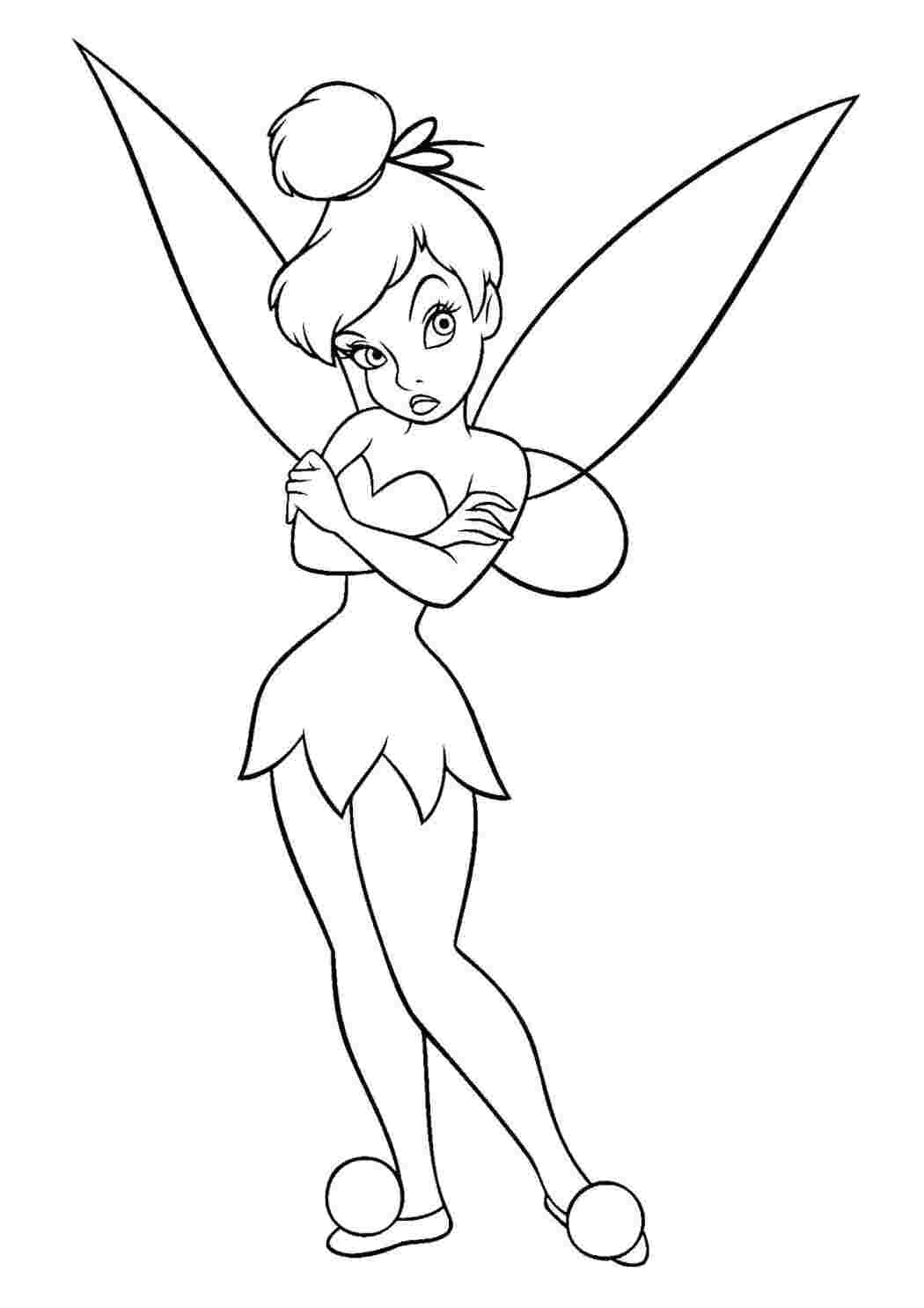 Раскраска Сердитая Динь - Динь