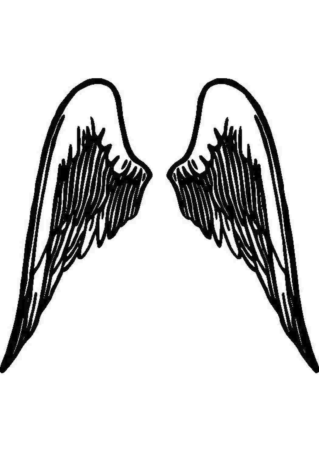 Крылья нарисованные