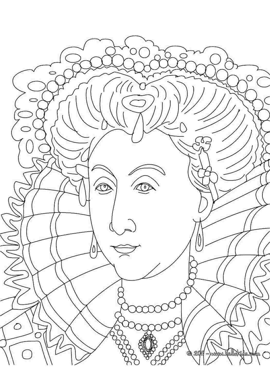 Раскраска Королева