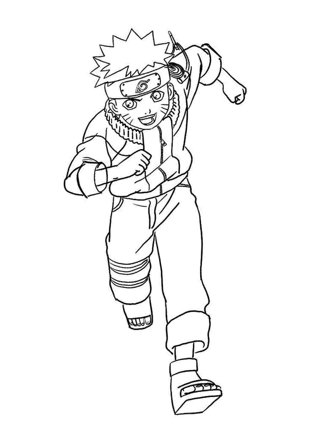 Раскраска Наруто 