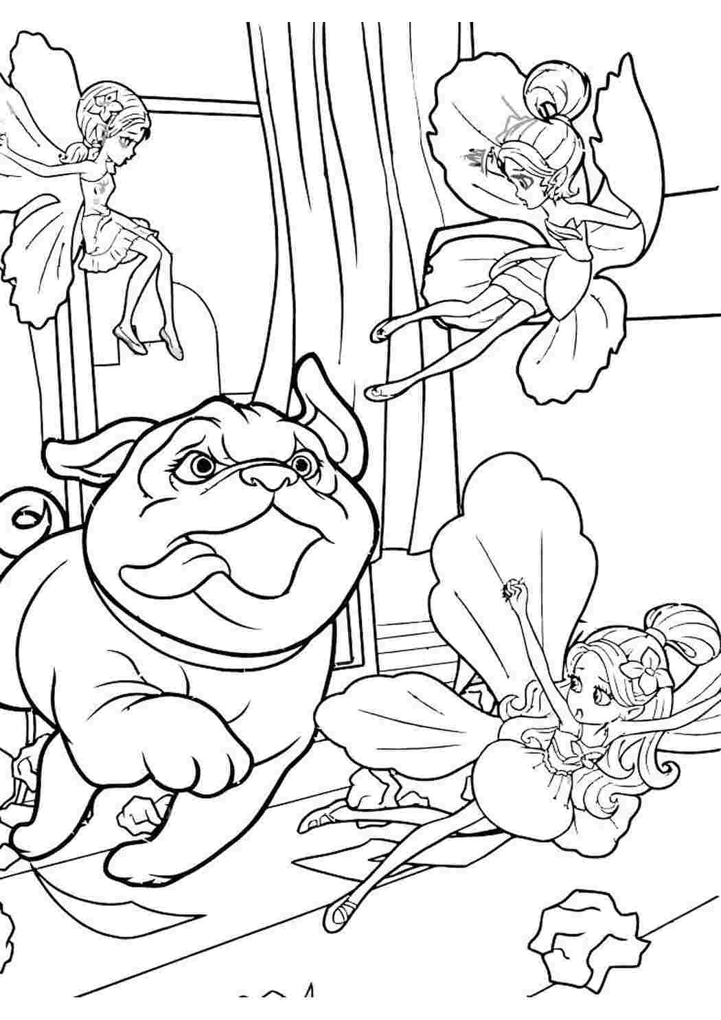 Раскраска Дюймовочка улетает