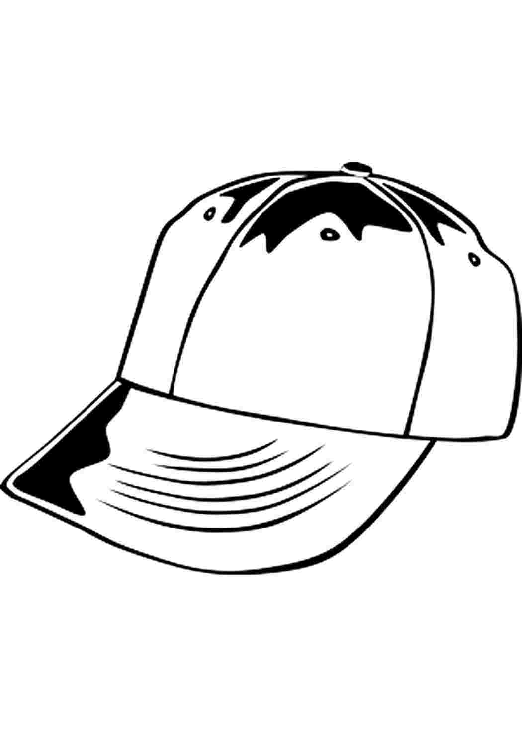 Раскраска Бейсболка