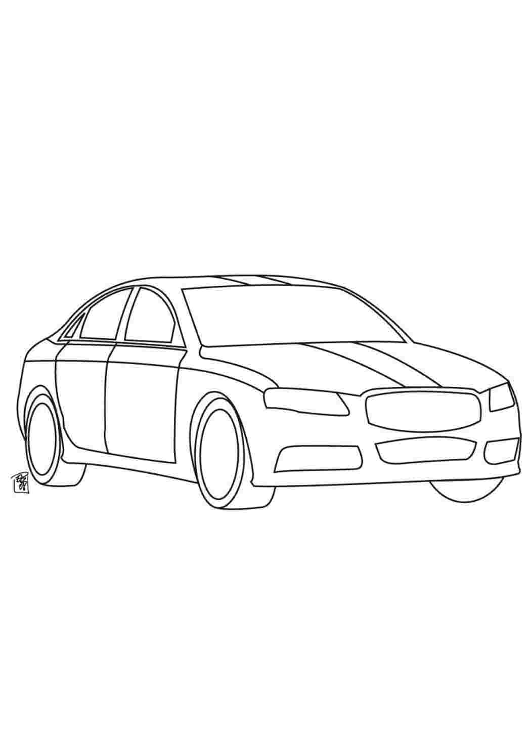 Раскраска машины