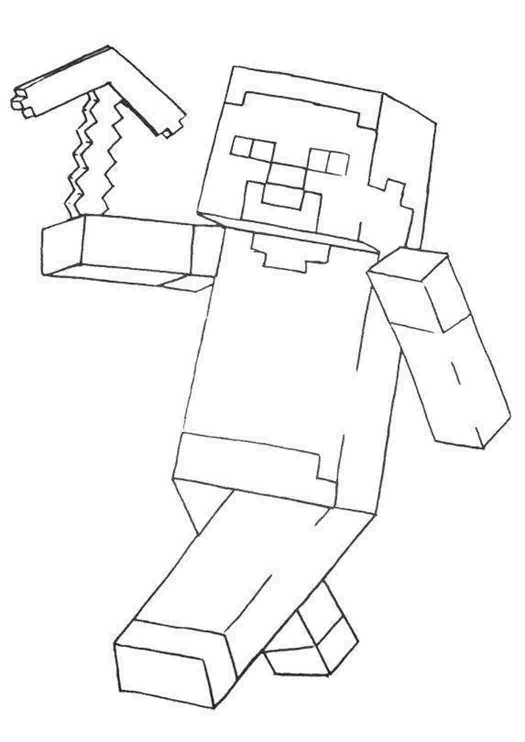 Раскраска Майнкрафт
