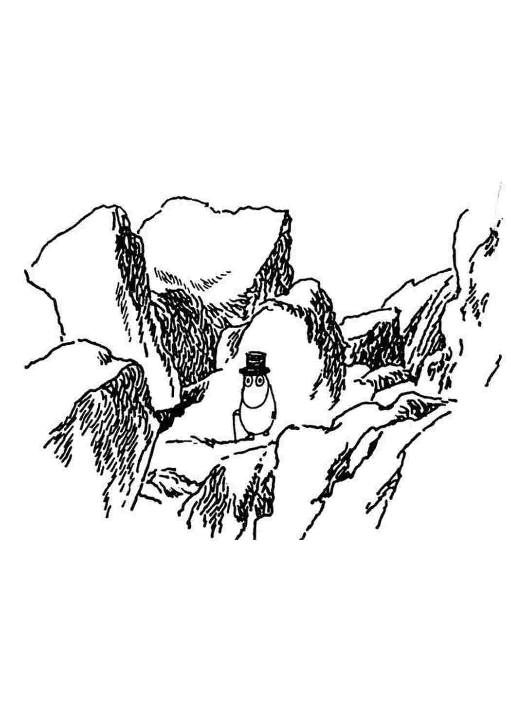 Раскраска Туве Марика Янссон | Муми-тролли и все-все-все