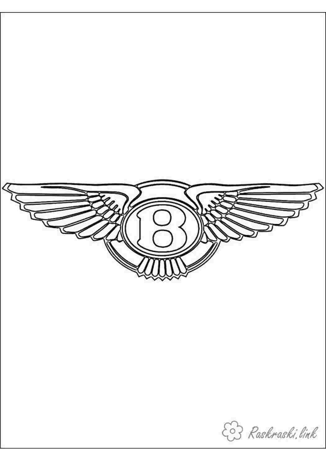 Раскраска бентли