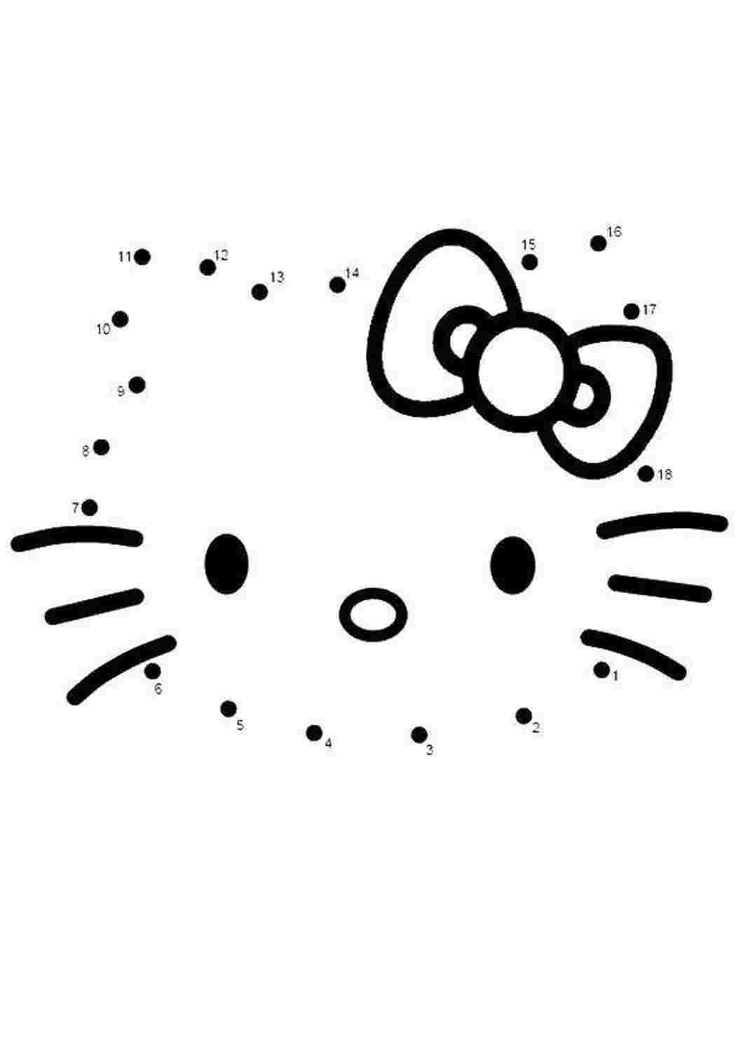 Раскраска Китти