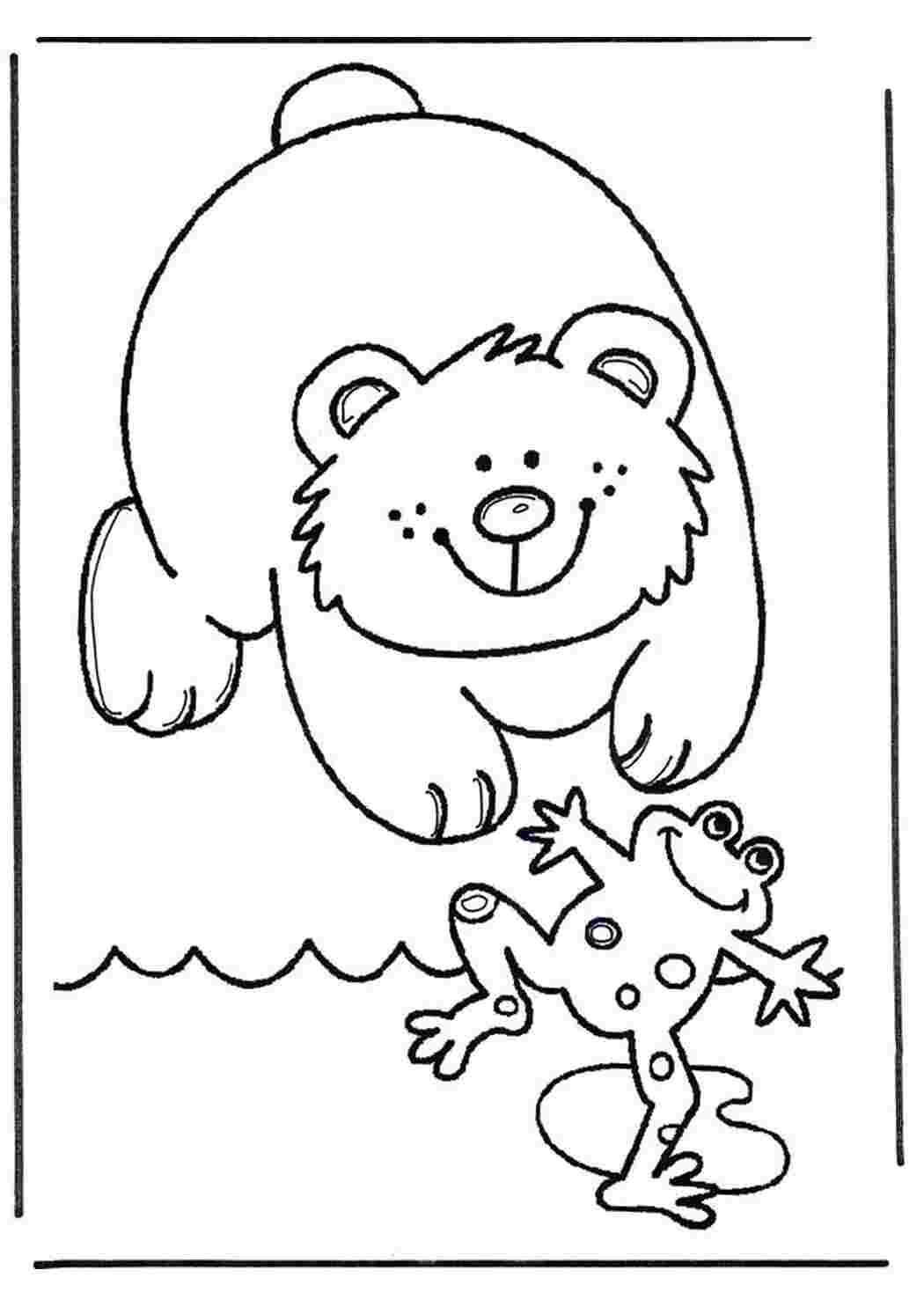 медведь и лягушка картинки
