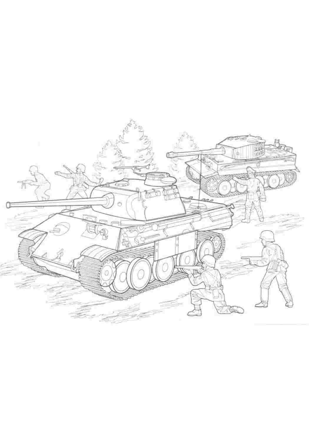 Рисунок на военную тему