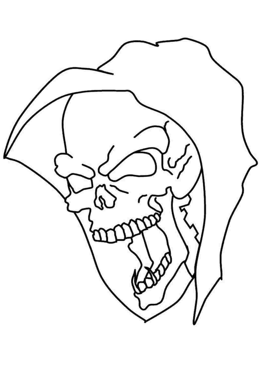 Раскраска Смерть