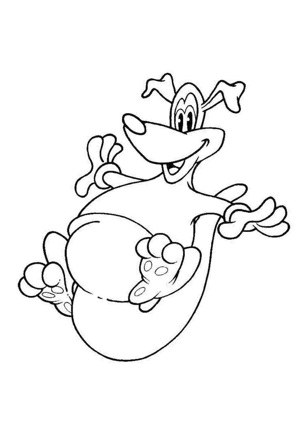 Раскраска Кенгуру