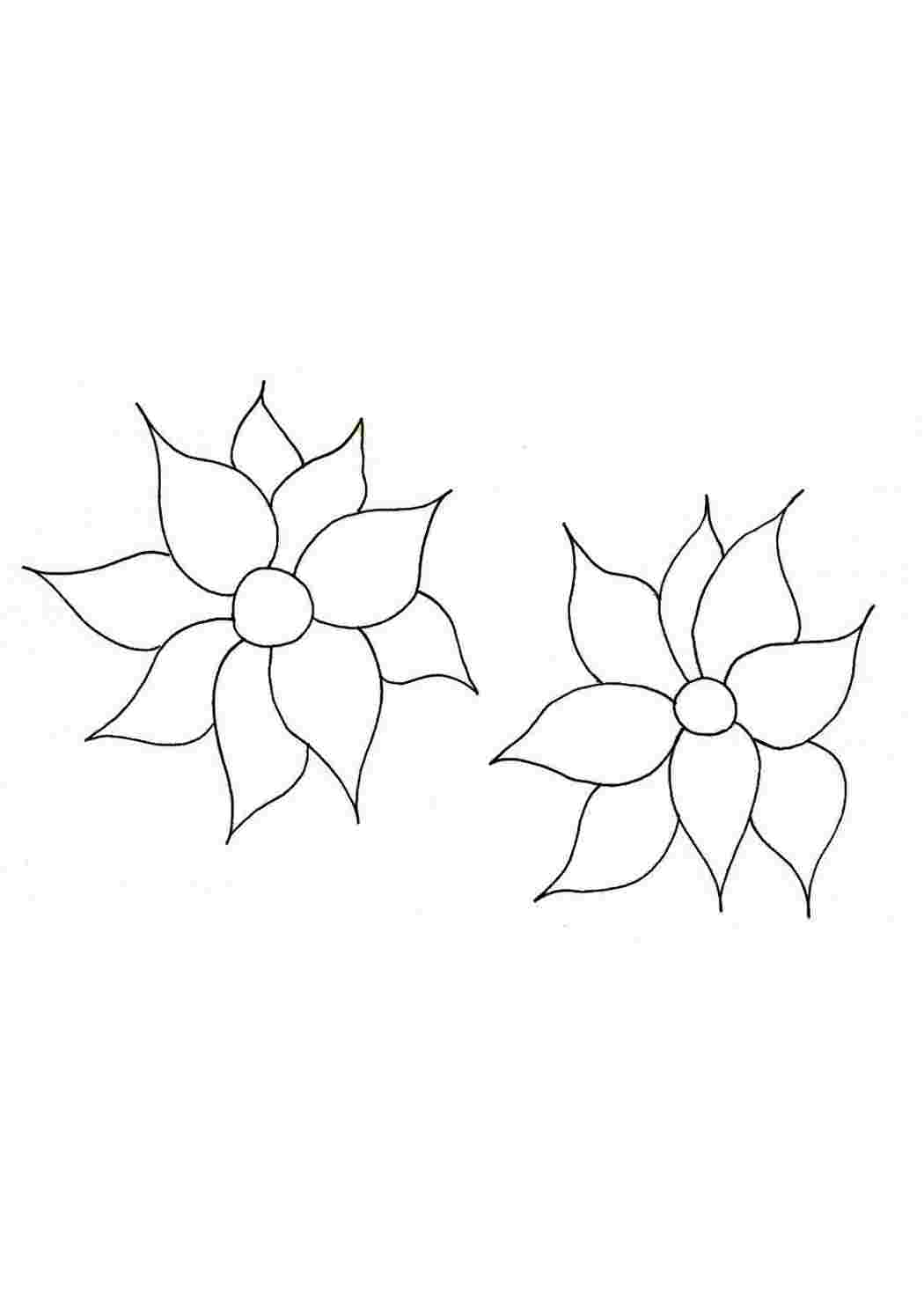 Раскраска Цветки.