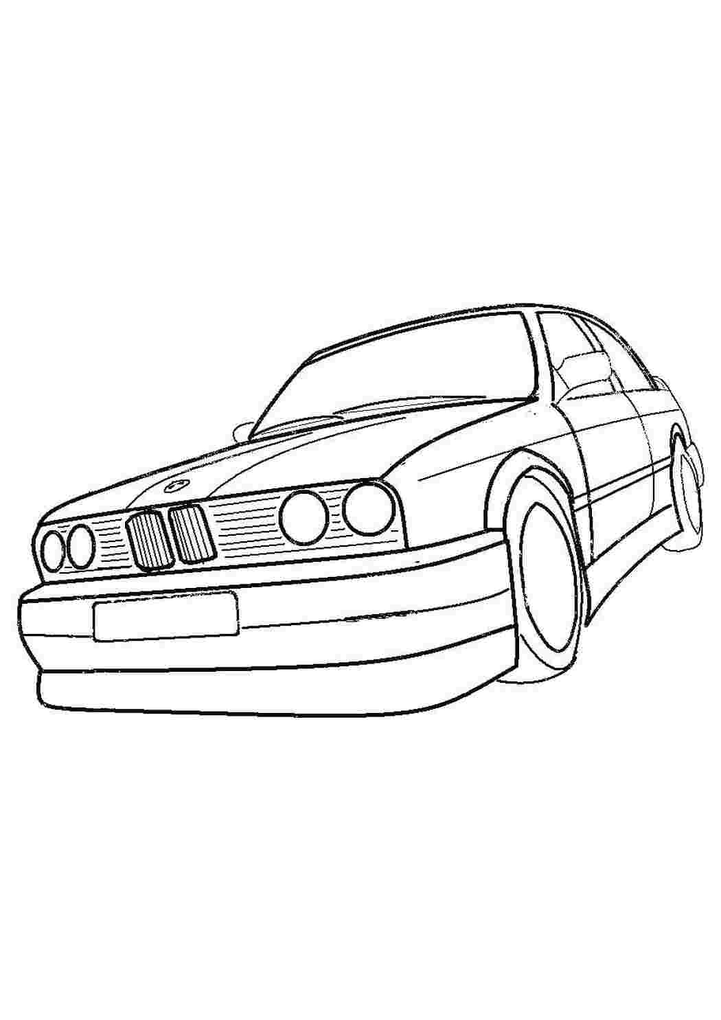 Раскраска Bmw