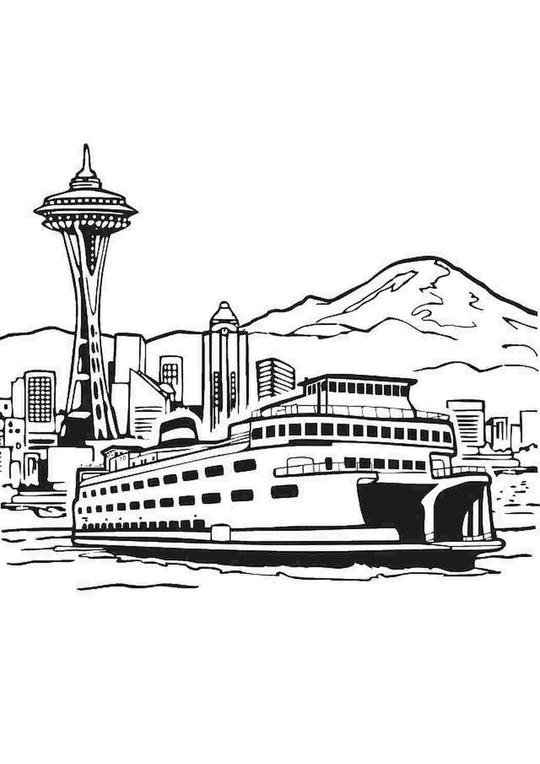 Раскраска Лайнер