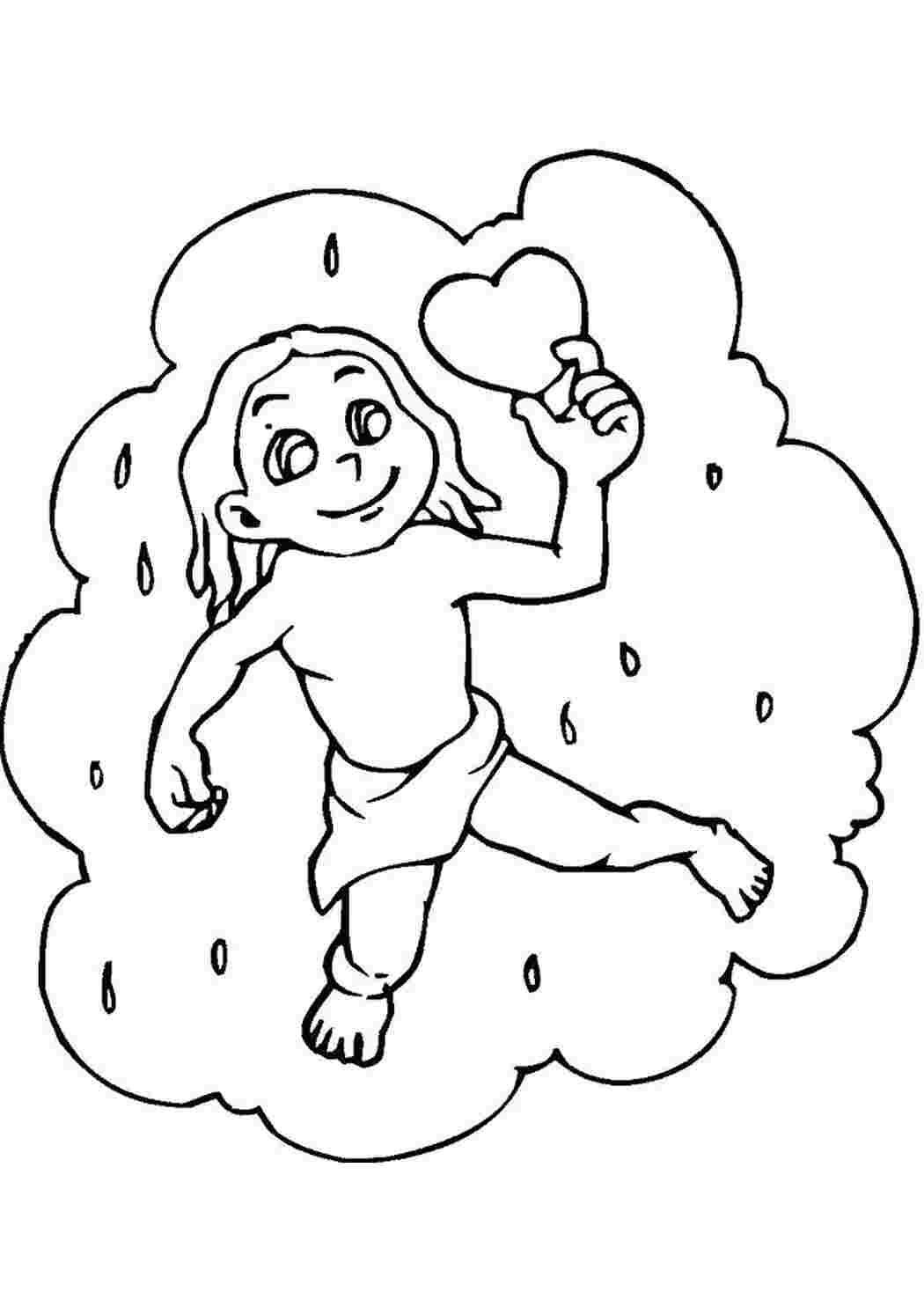 Раскраска Купидон