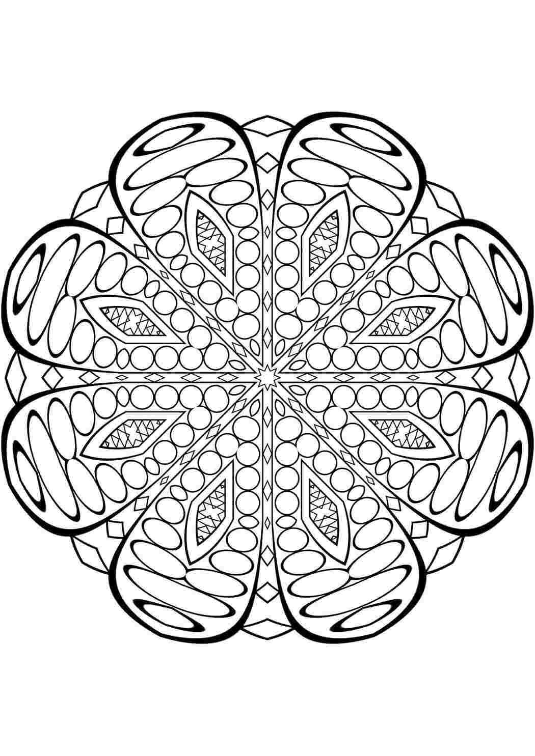 Раскраска Узоры