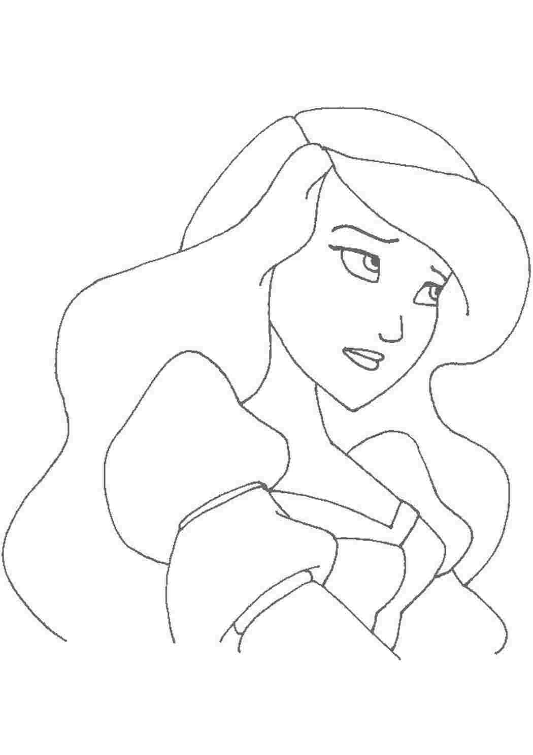 Раскраска Принцесса