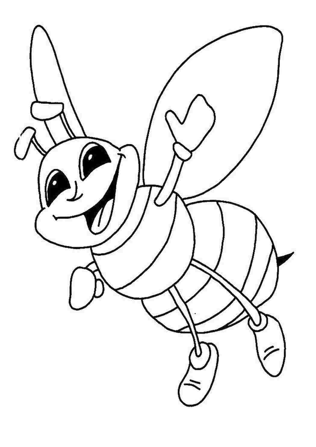 Раскраска Пчела