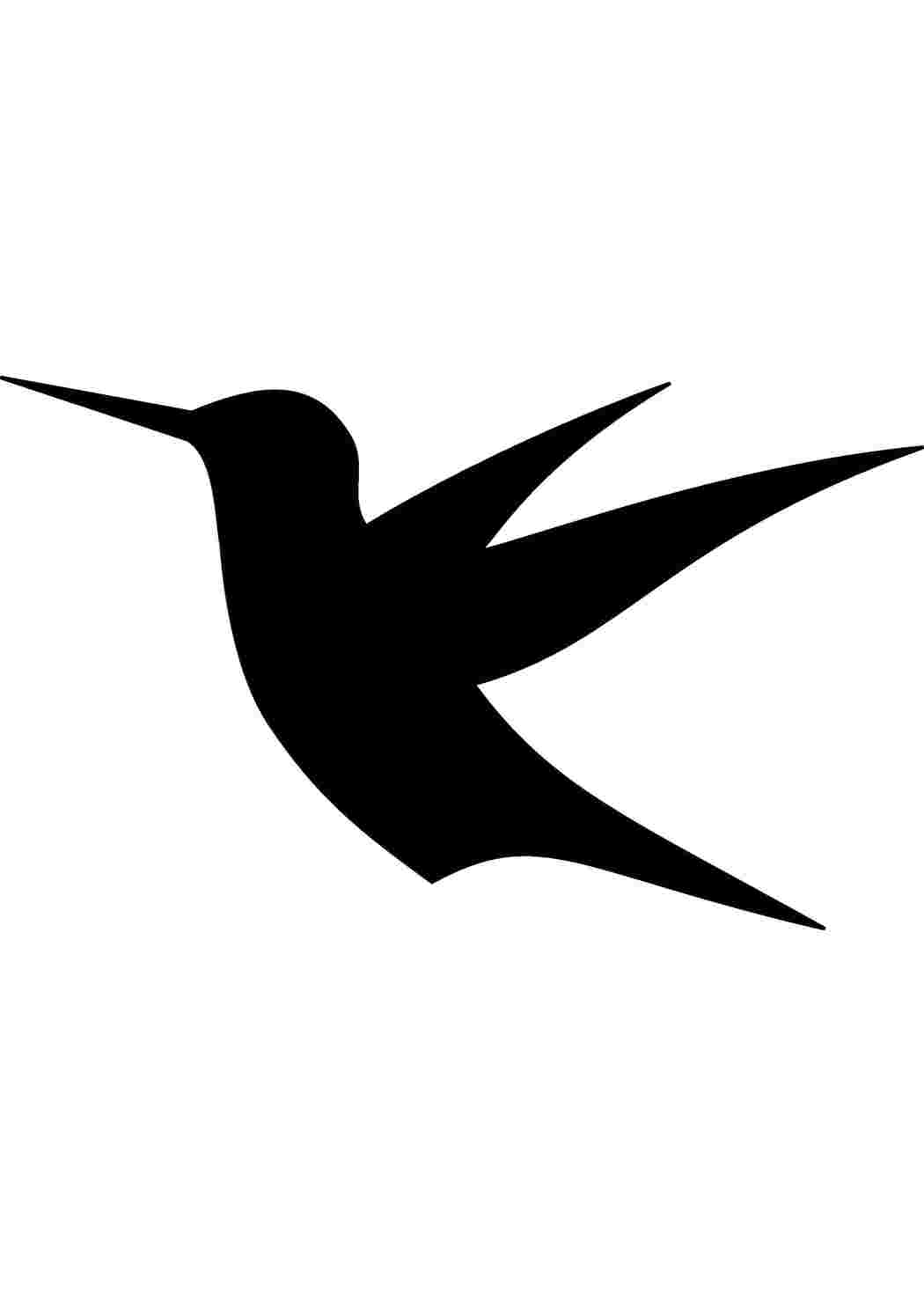 Силуэт птицы PNG на прозрачном фоне