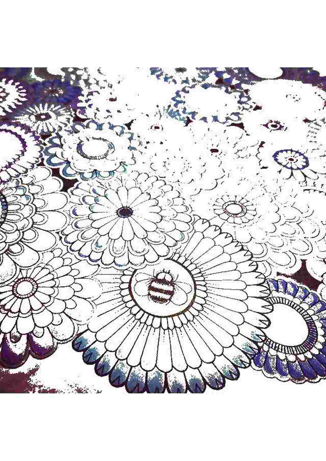 Раскраска Цветы