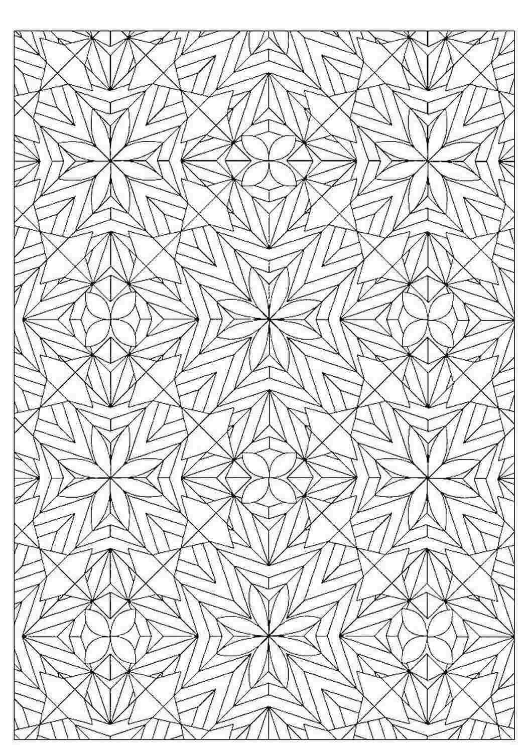 Раскраска Узоры