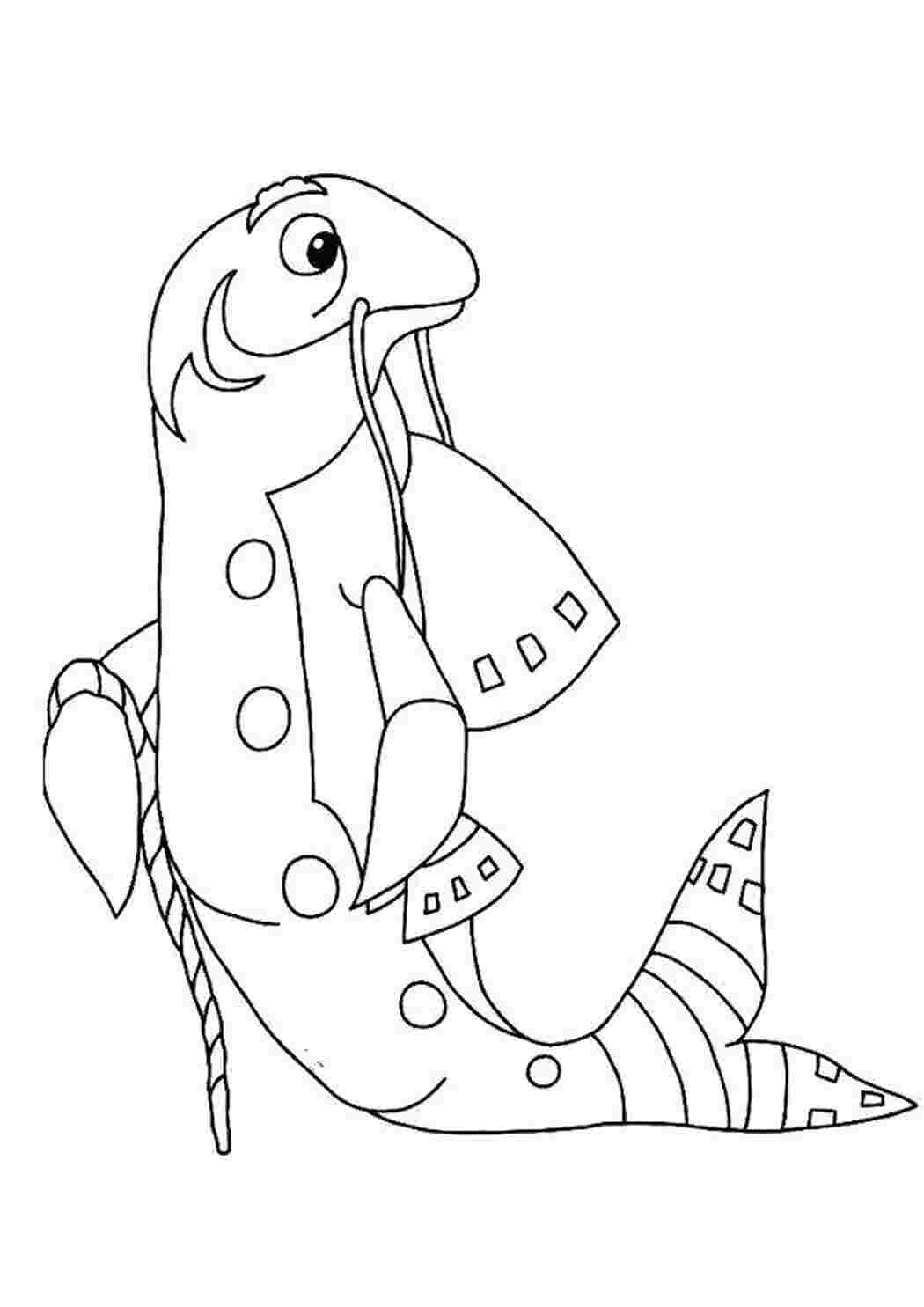 Раскраска Пескарь Иванович