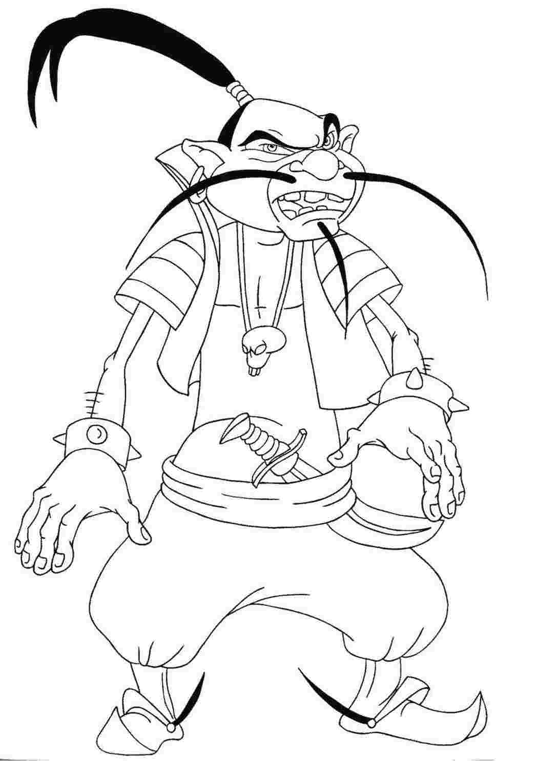 Раскраска Соловей-разбойник