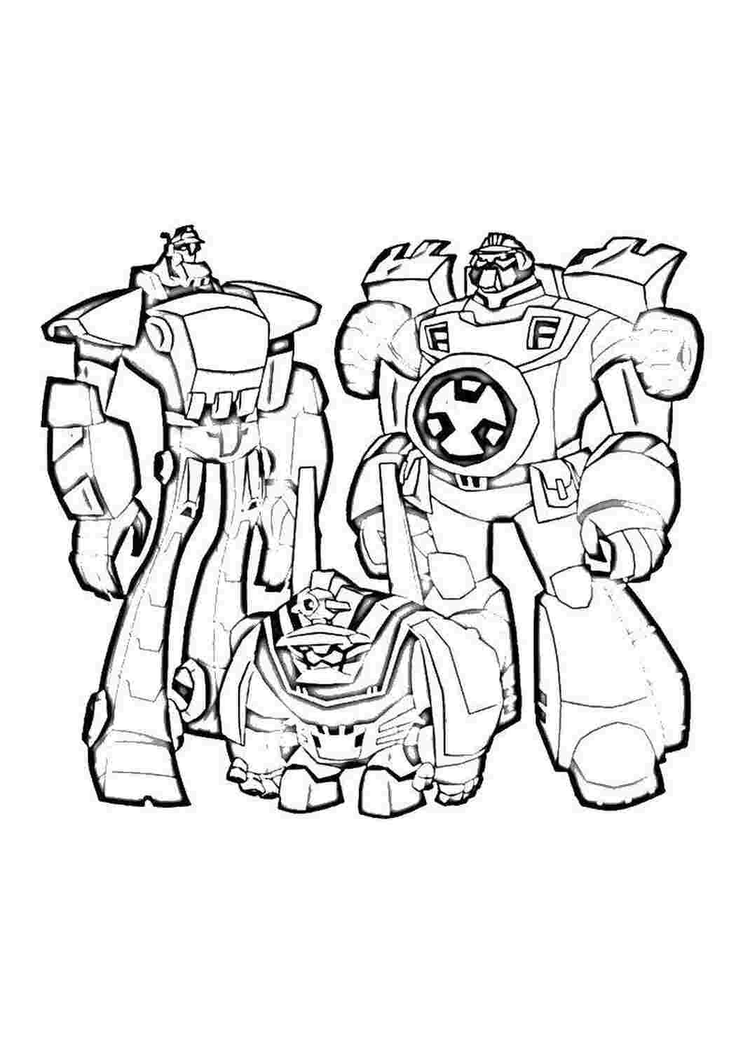 Раскраска Трансформер