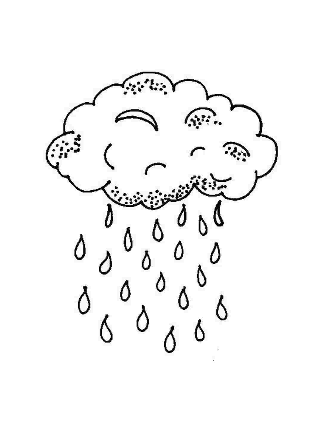 Раскраска Тучка