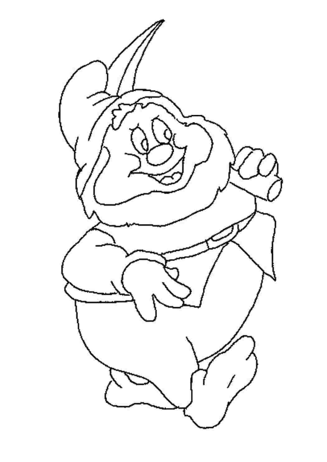 Раскраска Толстяк