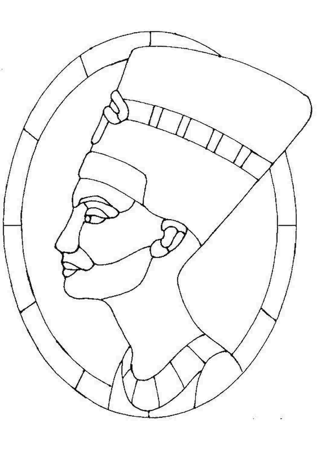 Витраж Нефертити