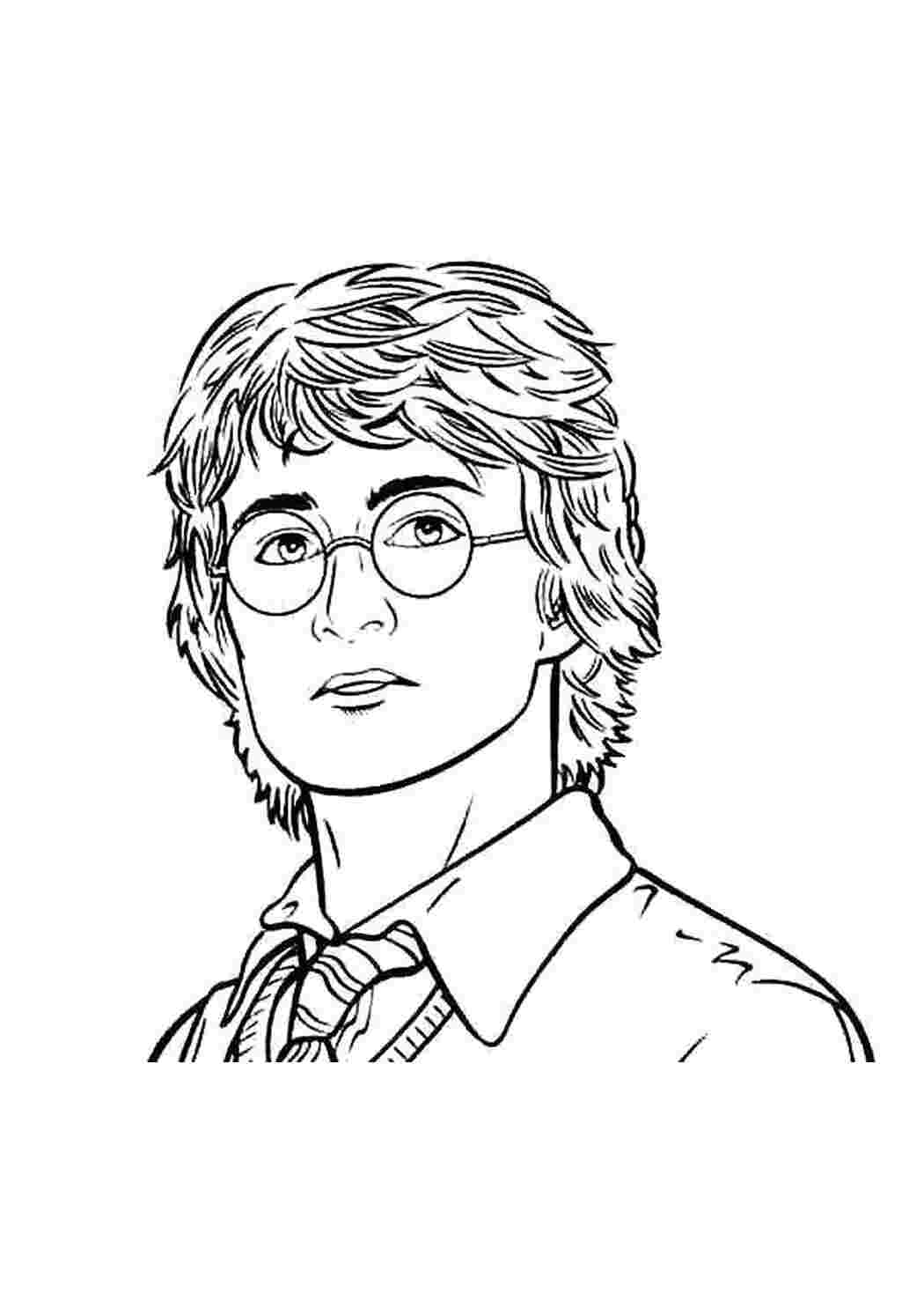 Раскраска Гарри Поттер