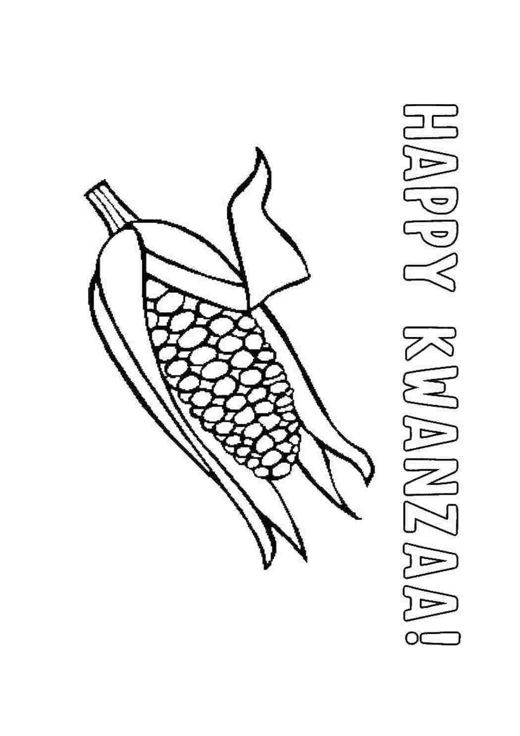 Раскраска Кукуруза