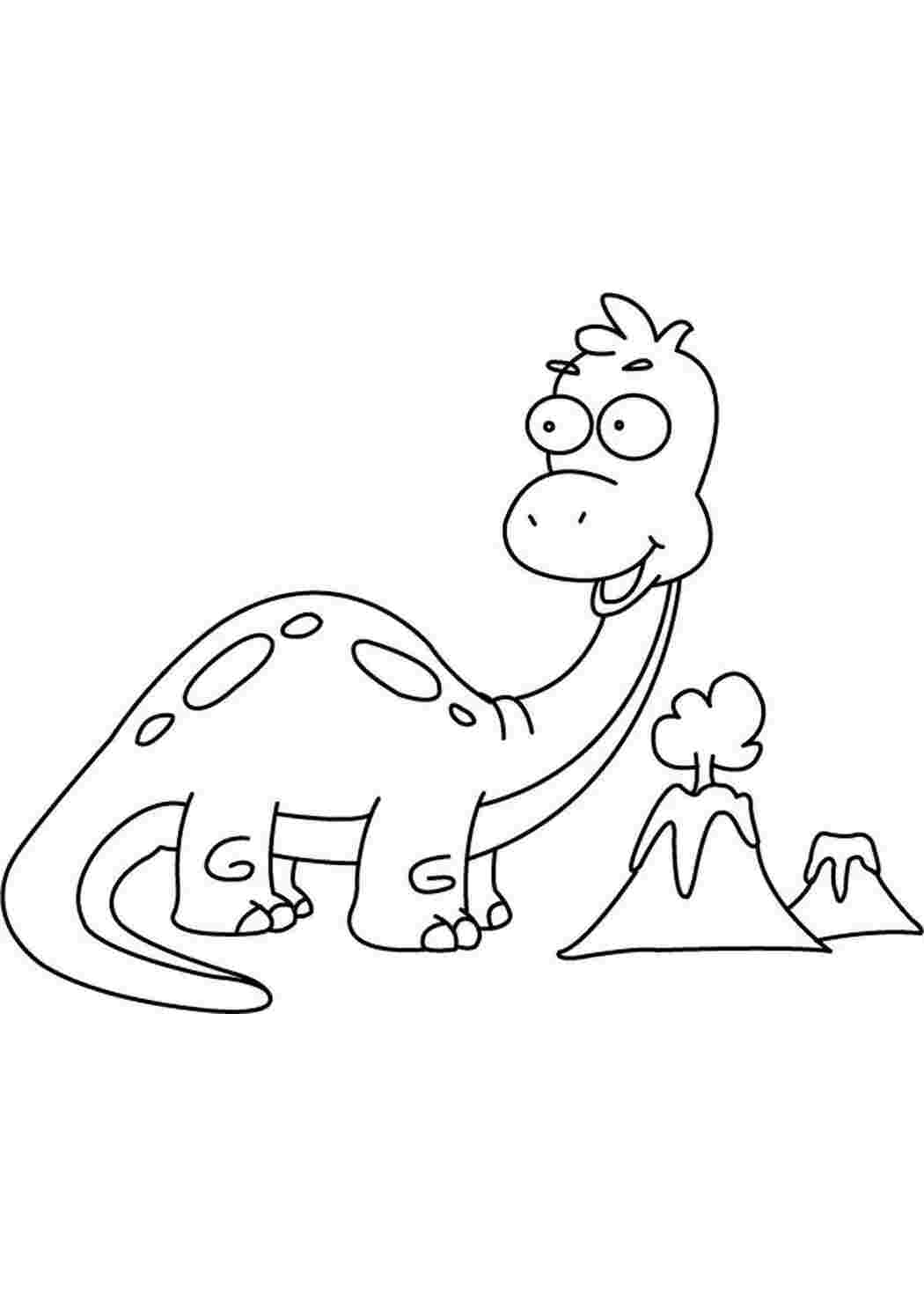 Раскраска Динозавр
