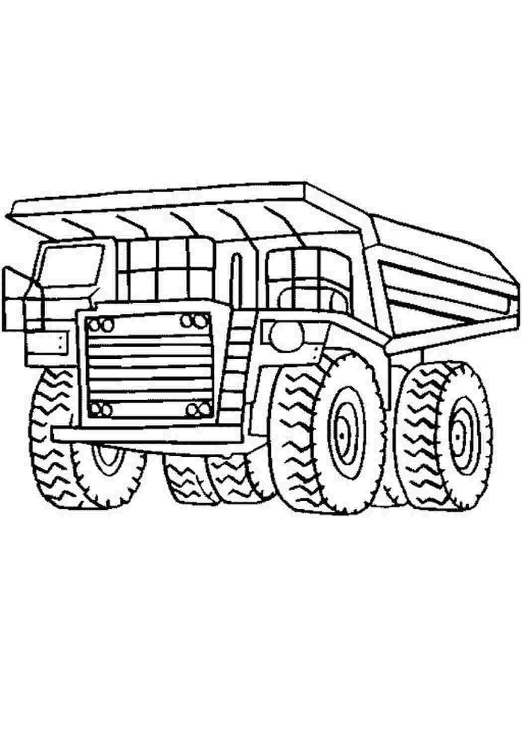 Раскраска Белаз